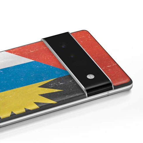 Antigua and Barbuda Flag Distressed Google Pixel 6 Pro Skin
